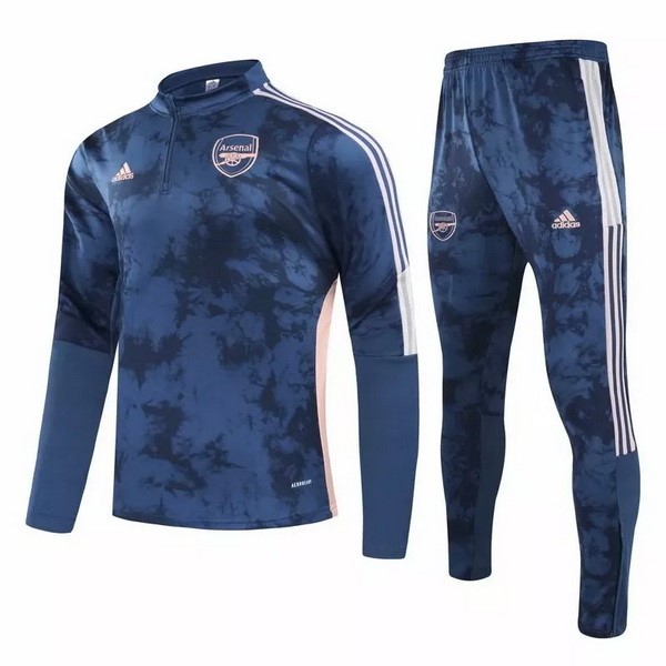 Trainingsanzug Arsenal 2021-22 Blau Pink Fussballtrikots Günstig